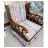 Mid century swivel rocker