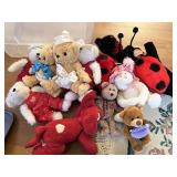Stuffed animals and teddy bears