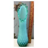 Fenton Opalescent swung vase