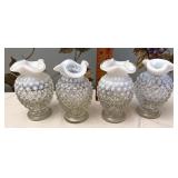 Fenton glass bud vases