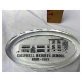 Caldwell height school paperweight