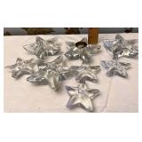 Glass candleholders