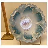 Porcelain painted floral bowl