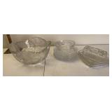 Clear glass lot