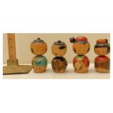 Japanese kokeshi dolls