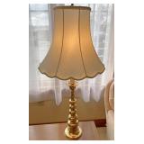 Brass table lamp