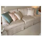 Sofa with throw pillows