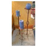 Pedestal candles