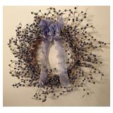 Blue accented wreath