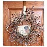 They are country bat wreath