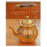 Brass tea kettle
