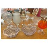 Miscellaneous glassware