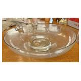 Glass serving pieces