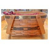 1992 seasons greetings longaberger basket