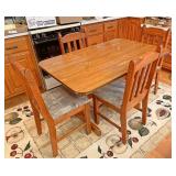 Kitchen table and four chairs