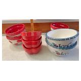 Apple balls and dishes