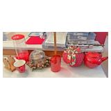 Apple decor and candy machine