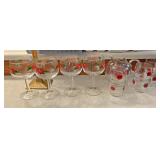 Franciscan Apple stemware and other glassware