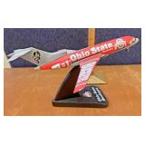 Diecast Ohio State buckeyes team plane