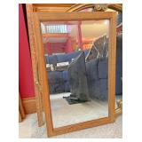 Beveled glass mirror