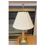 Brass table lamp