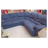 Very nice blue sectional