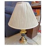 Brass table lamp