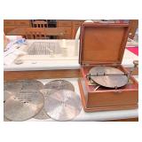 Music box with records