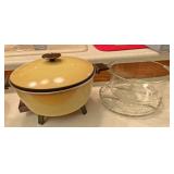 Electric cooker and glassware