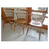 Lot of three Ethan Allen chairs