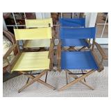 4 directors chairs