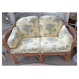 Ratan loveseat