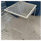 Metal outdoor table