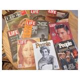 Life and people magazines