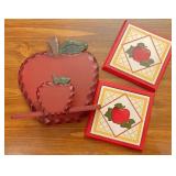 Apple hot plates and shelf