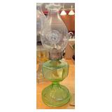 Green oil lamp