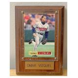 Omar vizquel baseball card