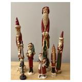 Santa figurines