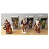 Santa figurines