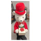 Bear with a present
