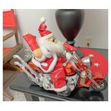 Santa on a motorcycle