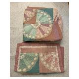 Queen size quilt with pillowcases