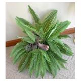 Artificial plant and bird