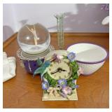 Bird Clock snow globe and More