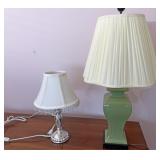 2 end table lamps