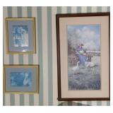 Wedding picture lady with duck picture and more