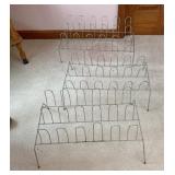 3 Metal shoe racks