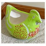 Ceramic chicken