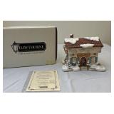Hawthorne Christmas mail glass lighted house