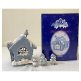 Snowville glass decorations